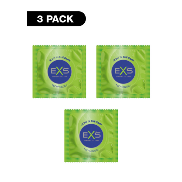 EXS Glow leuchtende Kondome 3