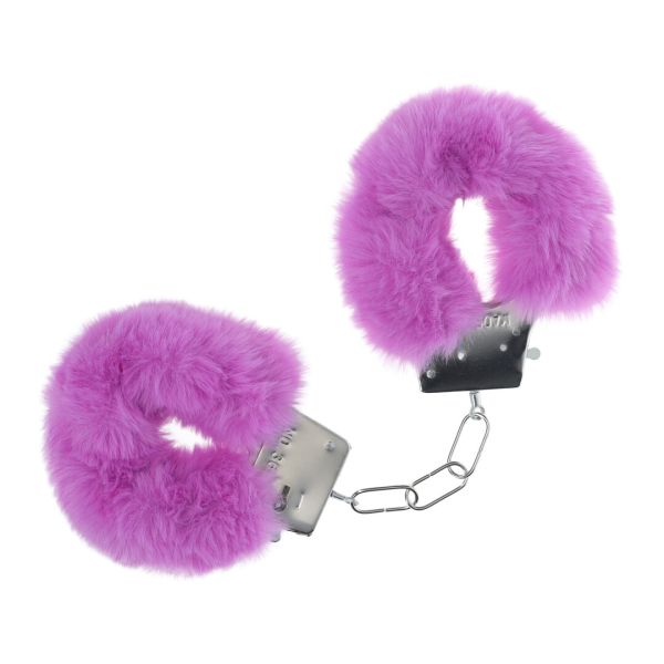Ouch! Classic Fluffy Handschellen in Lila 1