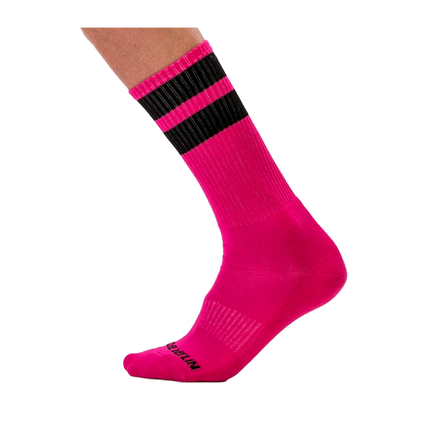 BARCODE Berlin Tennis Socken rosa-schwarz