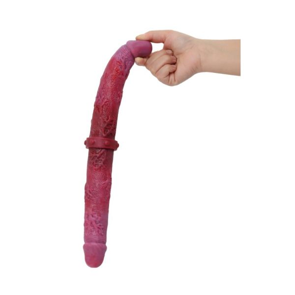 DoublePlayz Duo Freak Doppel-Dildo Dunkelrosa