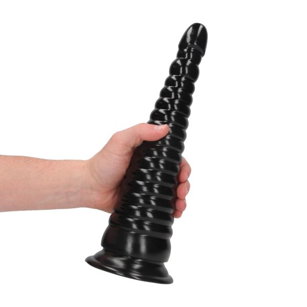 Ouch! Xtreme Twisted Vortex Analplug 30 cm in Schwarz 6