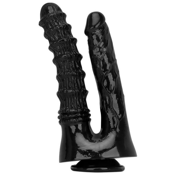 DoublePlayz Dobletex Doppel-Dildo Schwarz