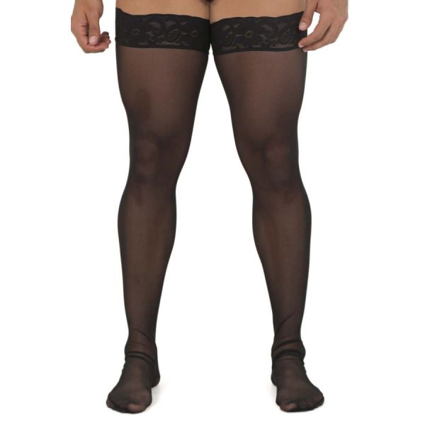 CandyMan Ushas Netzstrümpfe Schwarz onesize