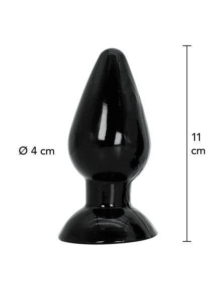 Hidden Desire Buttplug Medium 11 cm Analplug Schwarz