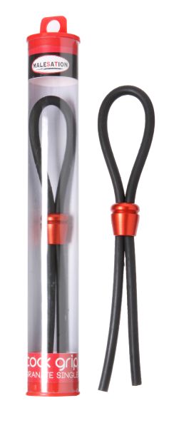 Malesation Cock Grip Single verstellbare Penisschlaufe in Rot 1