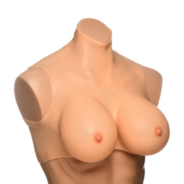 Master Series Perky Pair tragbare Brüste G Cup in Hautfarben 1