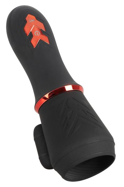 Rebel Glans Masturbator with 2 Motors Eichelvibrator Schwarz