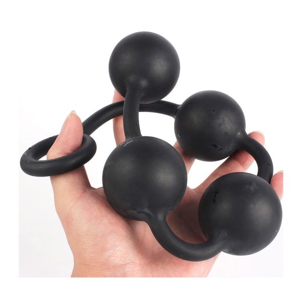 Anal Master Balls Silikon-Analkugeln Quarty XL 52 x 6cm