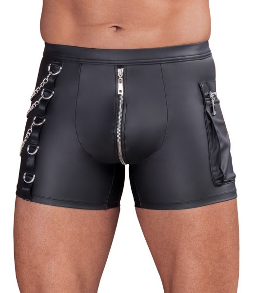 NEK Pants schwarz mattlook mit Ketten