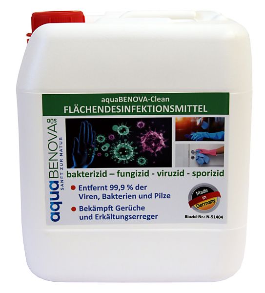 aquaBENOVA-Clean Flächendesinfektionmittel 5l