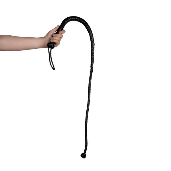 Ouch! Peitsche mit Knoten 122 cm in Schwarz 6