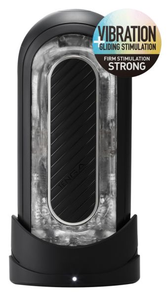 Tenga Flip O (Zero) Electronic Vibrations schwarz Masturbator