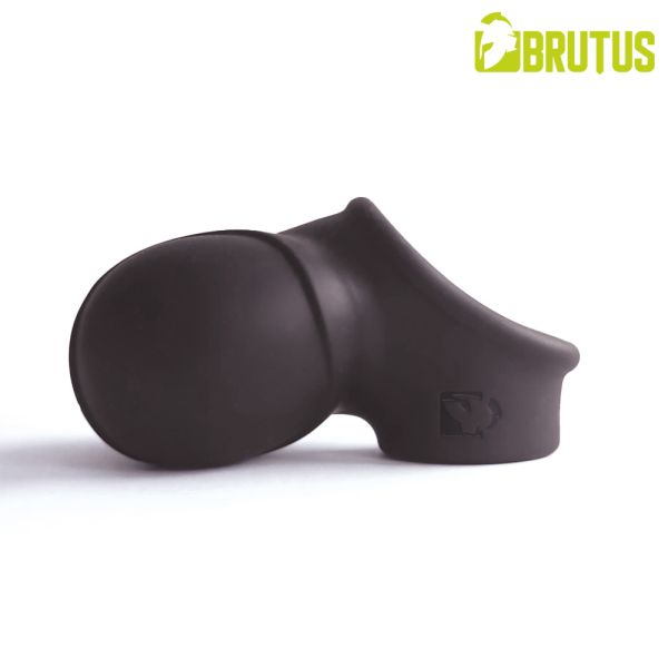 Brutus Ball Grabber Hodenbeutel mit Cockring in Schwarz 1