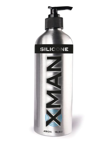 X-Man Silicone Lubricant 490 ml – langanhaltendes Silikon Gleitgel