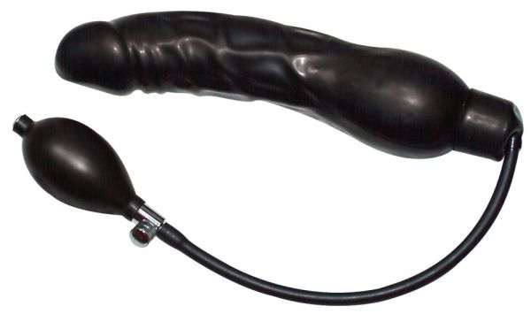 You2Toys Balloon Pumpdildo mit Eichel und Äderung in Schwarz 1