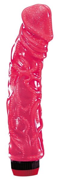 You2Toys Big Jelly Glitzer Naturvibrator in Rosa 1
