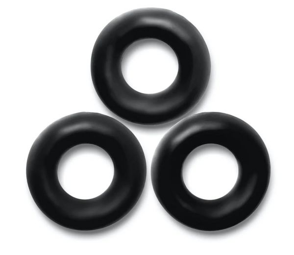 Fat Willy Cockring 3-Pack - Black
