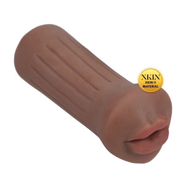 Xkin Raw The Grip kleiner Mund Masturbator in Braun 1