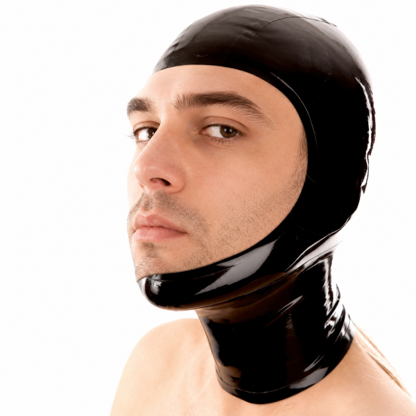 LateXcite Snorkies Latexmaske Schwarz 1