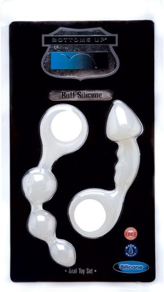 Bottoms Up® Silicone Anal Toy Set „Ice“ – hautfreundliche Silikon‑Analspielzeuge