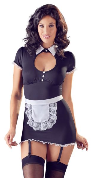 Cottelli COSTUMES Servierkleid – Dienstmädchen-Kostüm – Schwarz