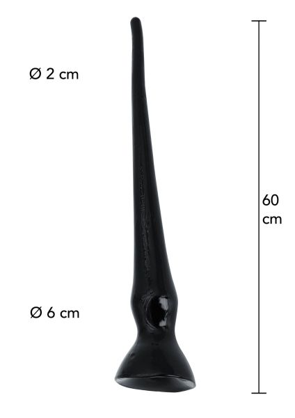 Hidden Desire Extreme Anal Trainer 60 cm XXL Analdildo in Schwarz 1