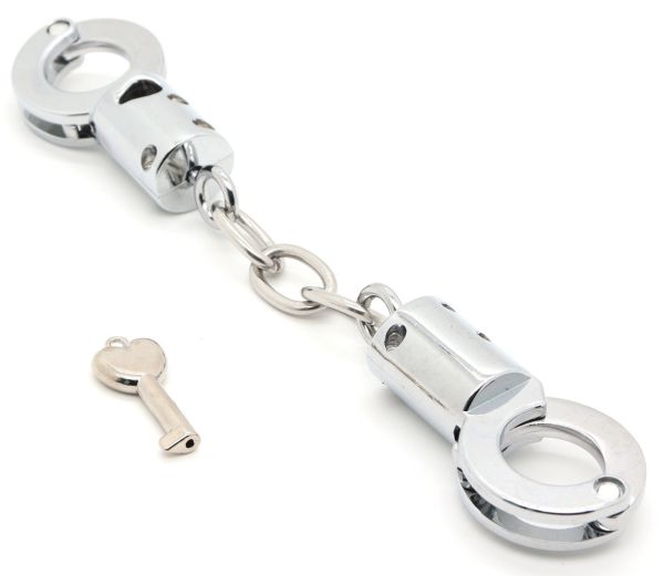BDSMaster Daumenfesseln mit Kette massiv 1