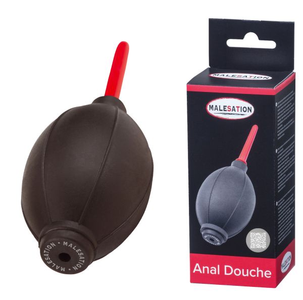 Malesation Anal Douche Analdusche in Schwarz und Rot 1