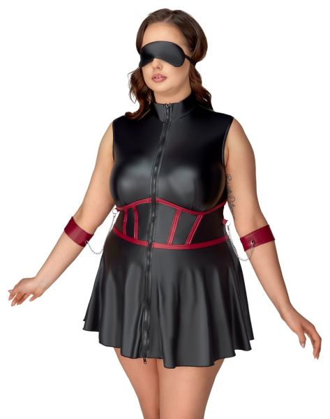 Cottelli BONDAGE Top and suspender briefs set in XL to 3XL