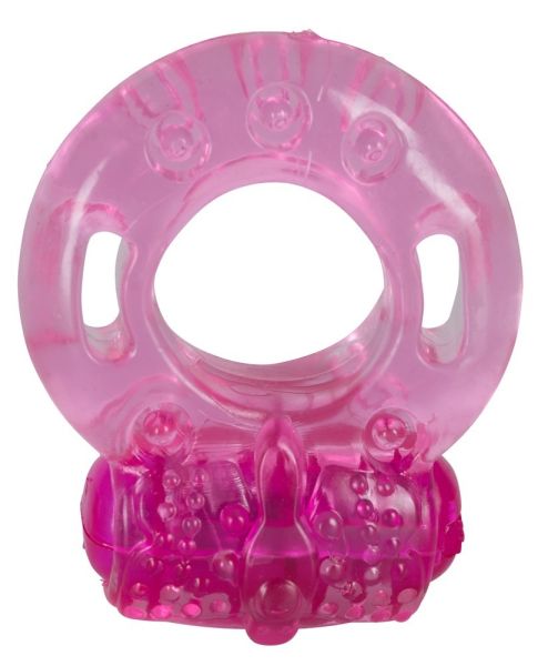 You2Toys Vibrierender Einmal Penisring mit Noppen in Rosa 1