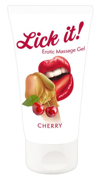 Lick it Erotic Massage Gel Cherry