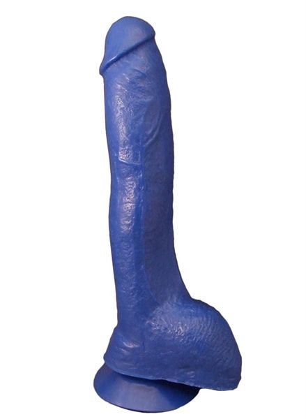 JL Dildo mit Hoden und Saugnapf blau Ultimate 23cm