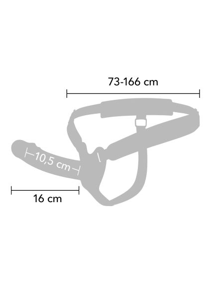 Hidden Desire Inferno hohler Strap On in Schwarz 5