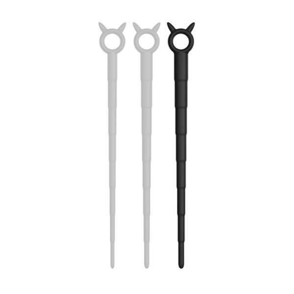 Urethralplay Silikon-Urethra-Stab Diablo L 25 cm - Durchmesser 7 bis 14 mm
