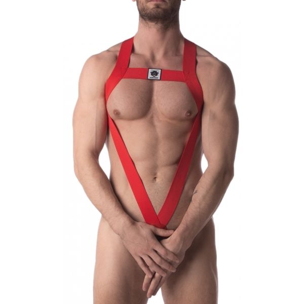 BARCODE Berlin Ikem Body Harness rot
