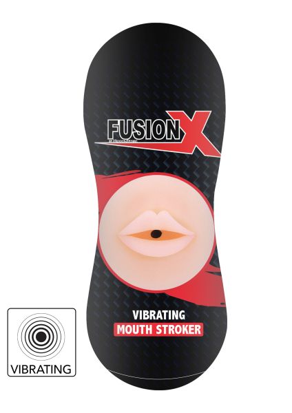 Hidden Desire Fusion X Mouth Stroker mit Vibration in Hautfarben 1