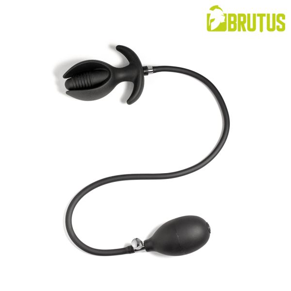 BRUTUS G-Spot Plug aufblasbarer Analplug mit magnetischem Inflator Schwarz