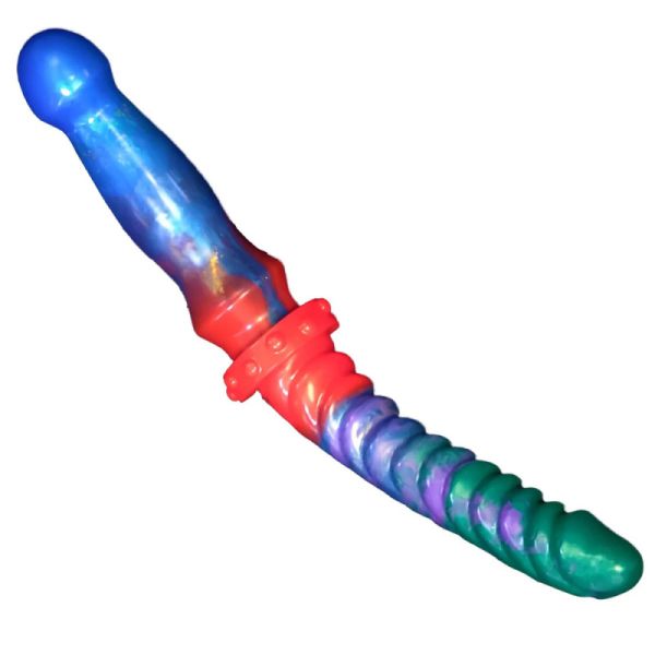 DoublePlayz Bluewy Doppel-Dildo Mehrfarbig