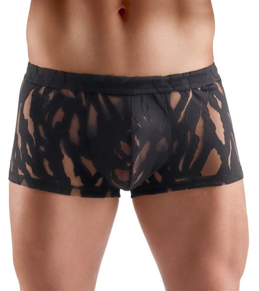Svenjoyment Pants mit Ausbrennermuster in Schwarz 1
