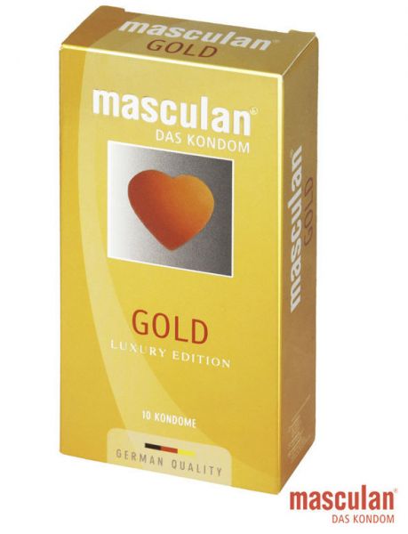 masculan GOLD Kondome - 10 Stück