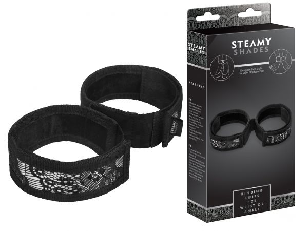  STEAMY SHADES Binding Cuffs for Wrist or Ankle jovalove