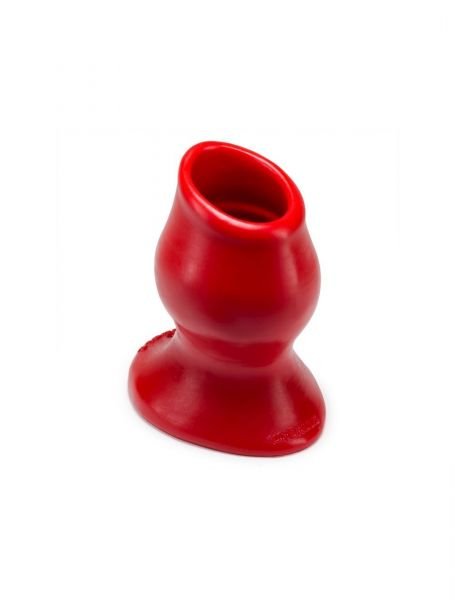 Pighole Hollow Plug Blood Red von S bis XXL