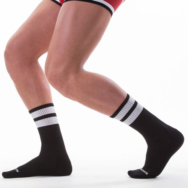 BARCODE Berlin Tennis Socken schwarz-weiß