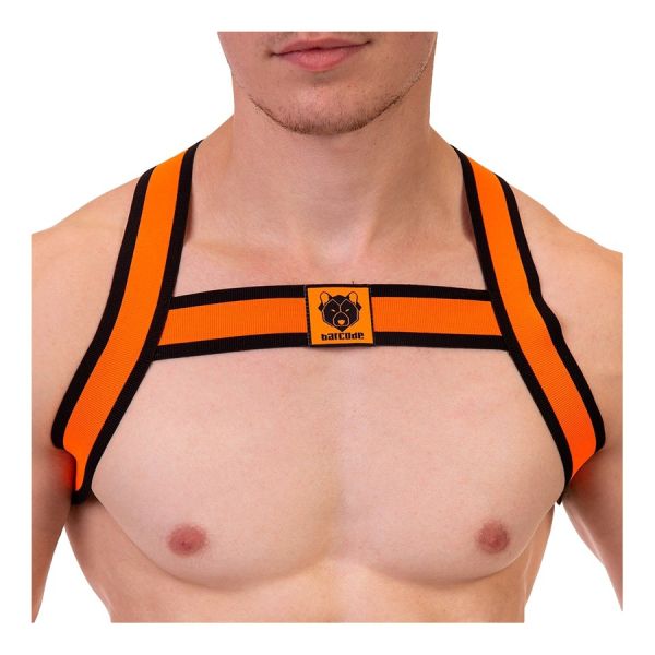 BARCODE Berlin Colin Orange Elastischer Harnest