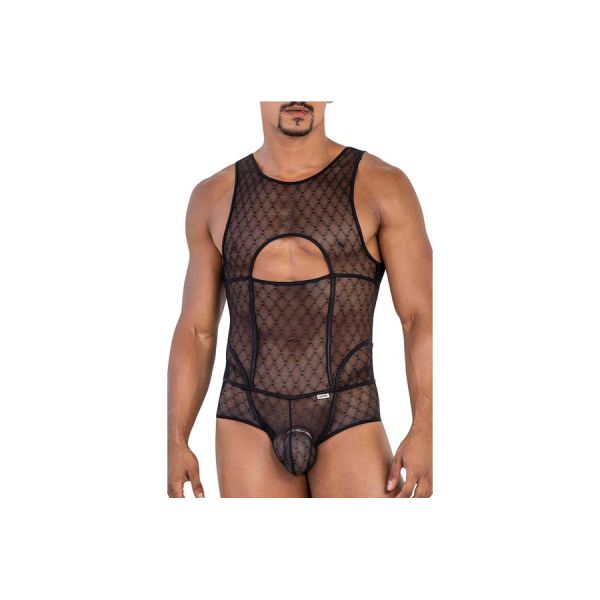 CandyMan Sexy Catsuit Kurul Schwarz