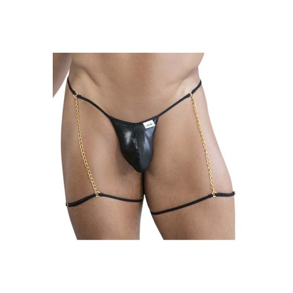 CandyMan String mit Metallketten Corion Schwarz