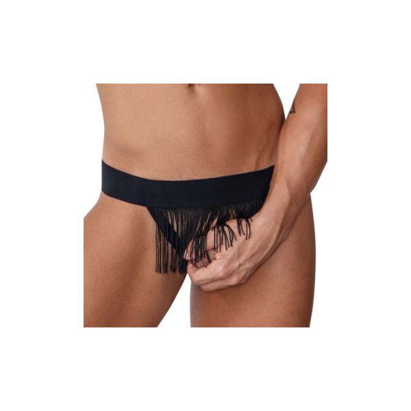 CandyMan Fransen-String Lovatar Schwarz
