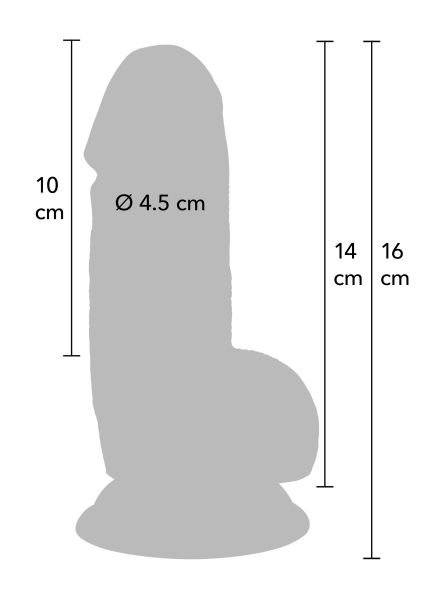 Hidden Desire Inferno Realistic Dildo mit Saugfuß in Hautfarben 7