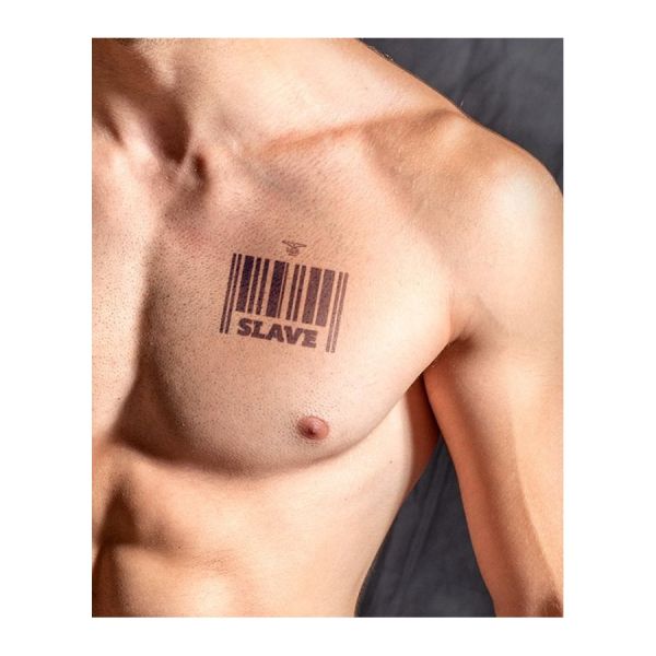 Mister B Temporäres Tattoo Slave