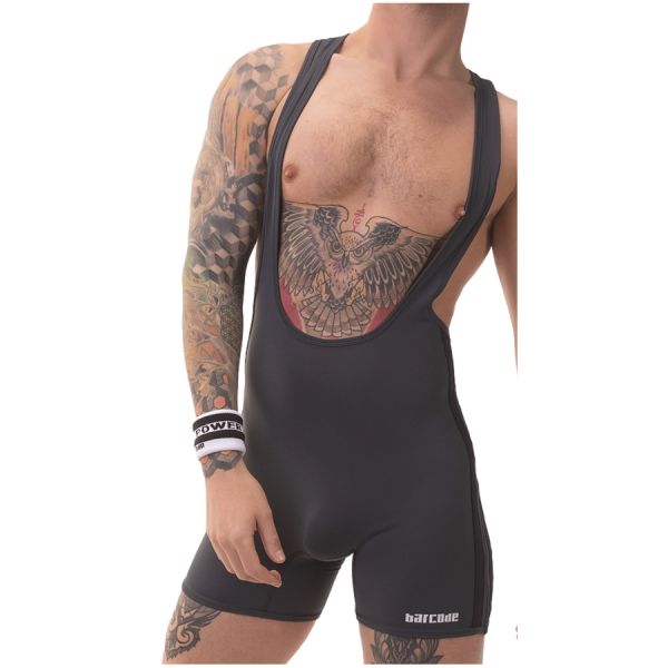 BARCODE Berlin Body Backless Dastin anthrazitgraun